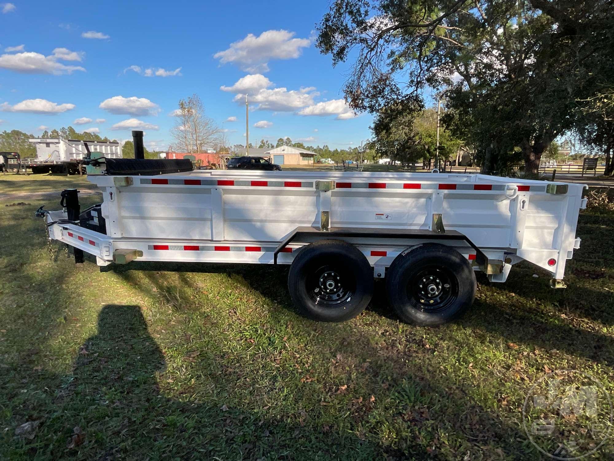 2023 DARPAH LLC 83DC DUMP TRAILER 7'X14' VIN: 7M6AA1424PA000047