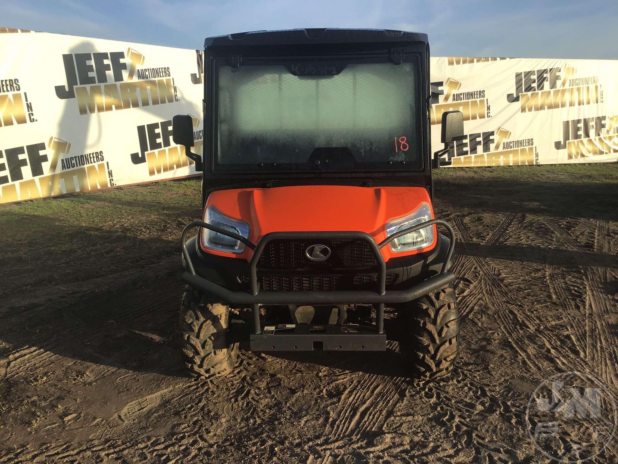 2018 KUBOTA RTV-X1120 SN: A5KF1GDBVJG030555