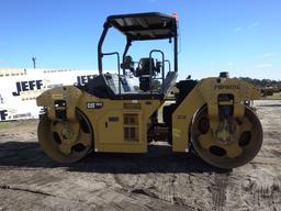 2019 CATERPILLAR CB13 TANDEM VIBRATORY ROLLER SN: CAT0CB13TPWP00214