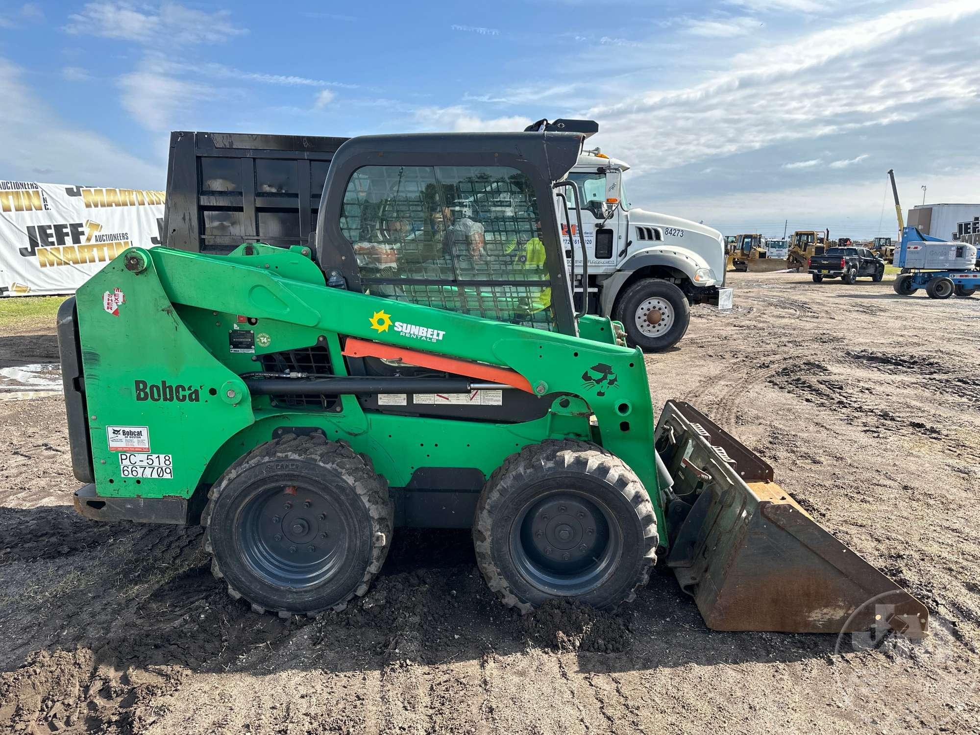 2015 BOBCAT S510 SKID STEER SN: ALNW11735 CAB