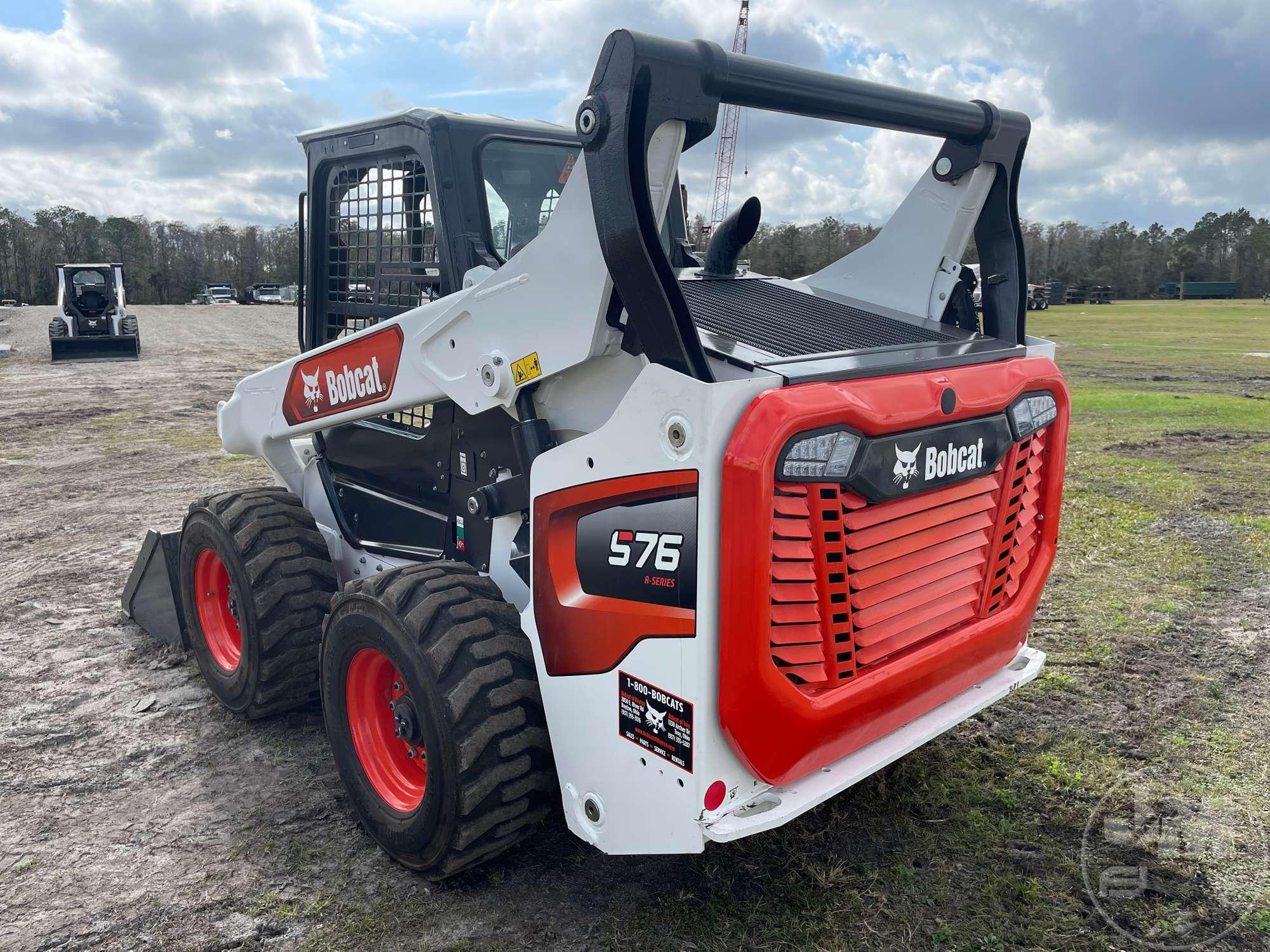 2022 BOBCAT S76 R-SERIES SKID STEER SN: B4CD16258 CANOPY