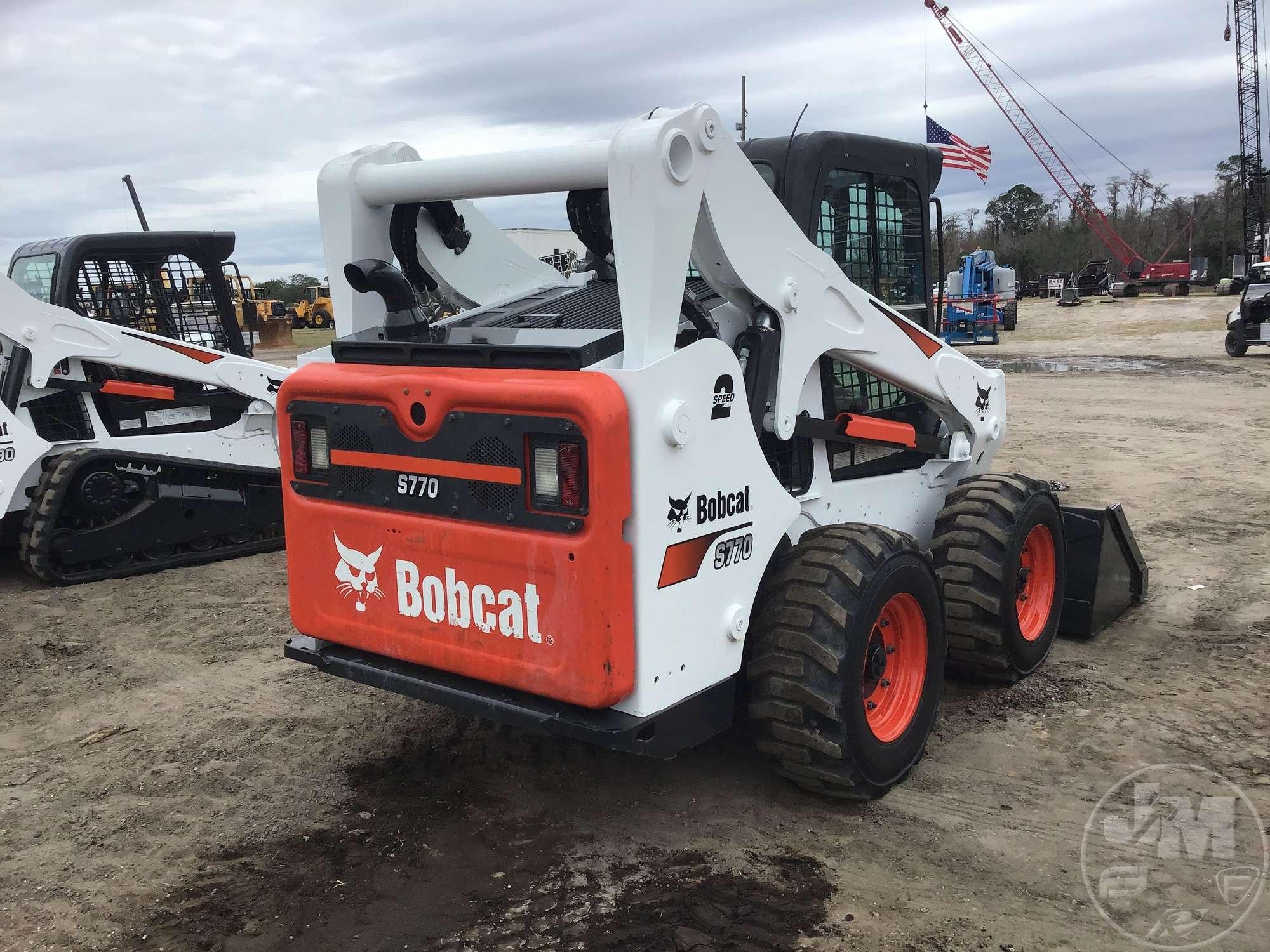 2019 BOBCAT S770 SKID STEER SN: AT5A13366 CAB