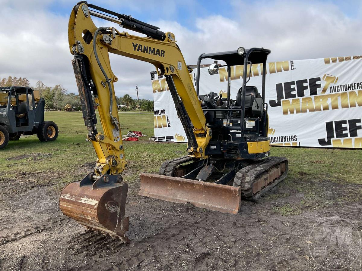 2019 YANMAR VIO35 MINI EXCAVATOR SN: AJ358