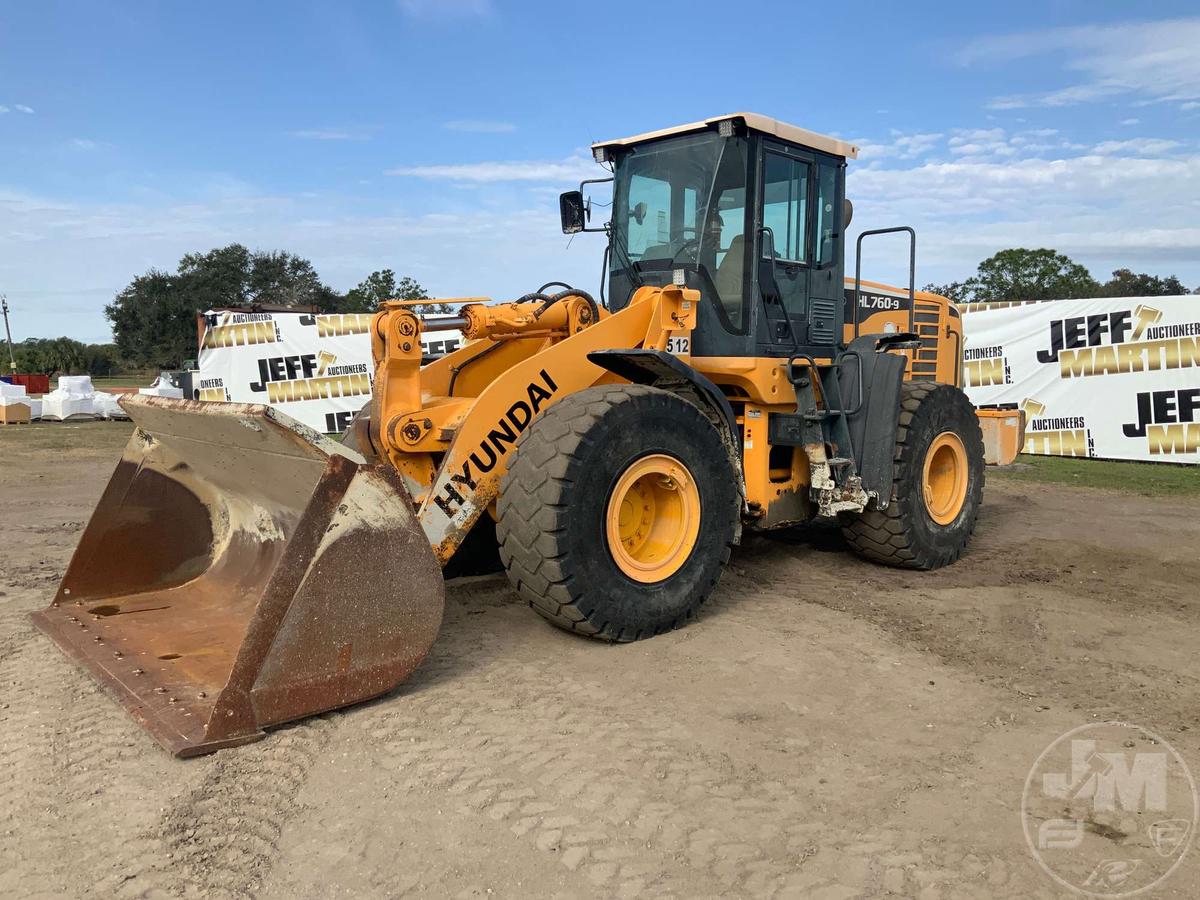 2011 HYUNDAI HL760-9 WHEEL LOADER SN: 0000233