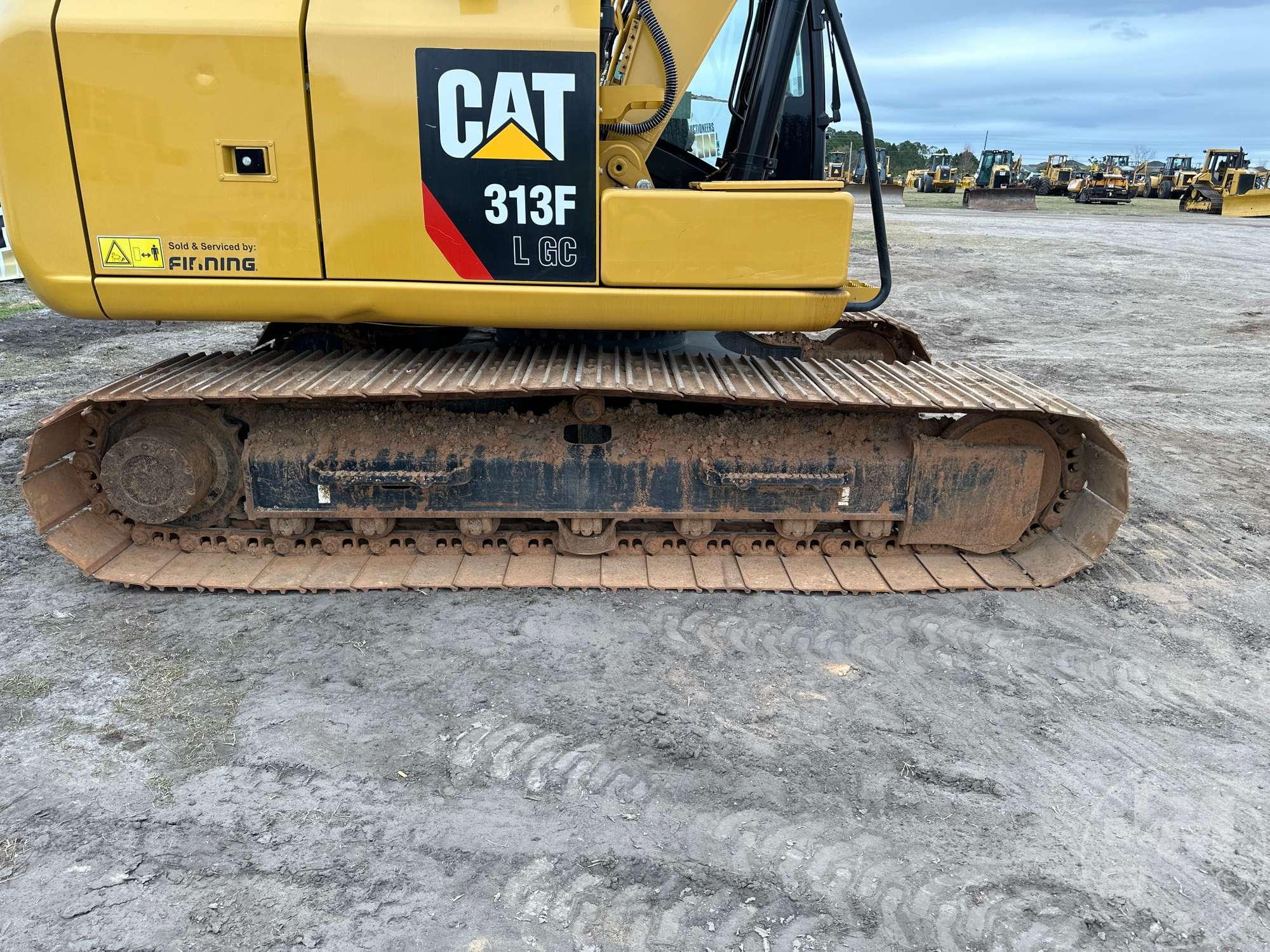 2018 CATERPILLAR 313FLGC HYDRAULIC EXCAVATOR SN: CAT0313FKGJD10444