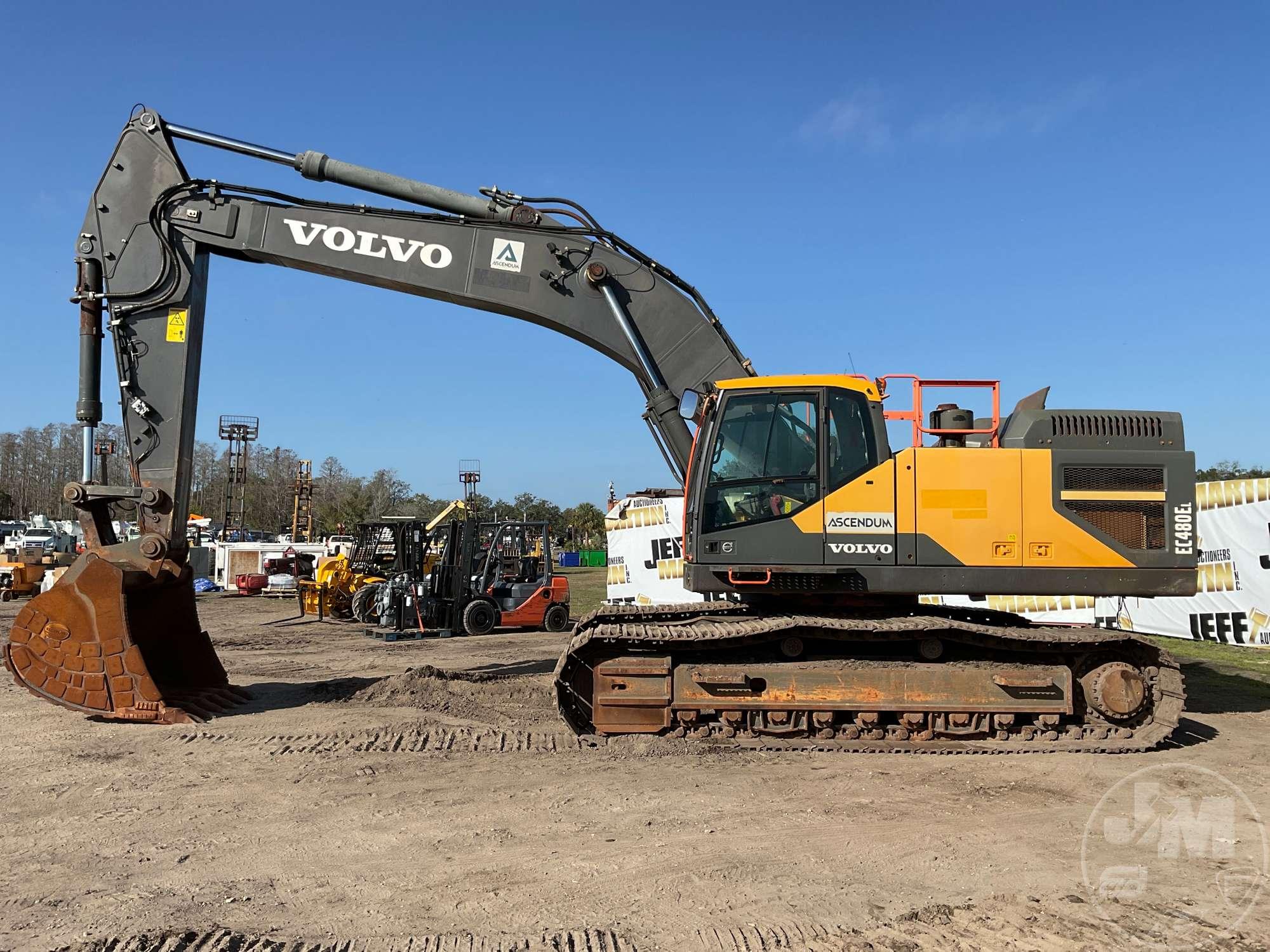 2018 VOLVO EC480EL HYDRAULIC EXCAVATOR SN: VCEC480E00310925