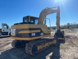 1995 CATERPILLAR 312 HYDRAULIC EXCAVATOR SN: 6GK01101