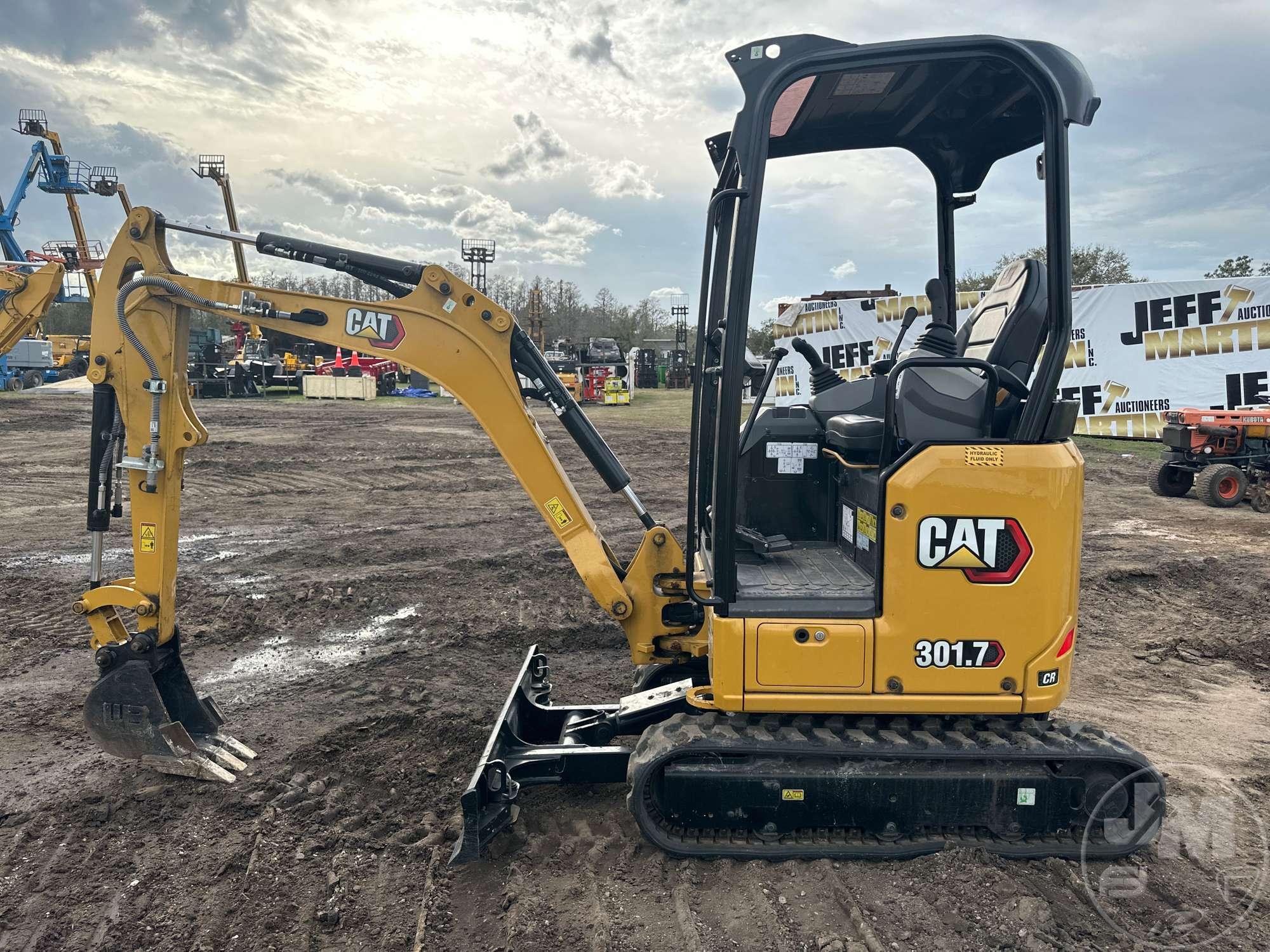 CATERPILLAR 301.7 MINI EXCAVATOR SN: CAT03017VJH707948