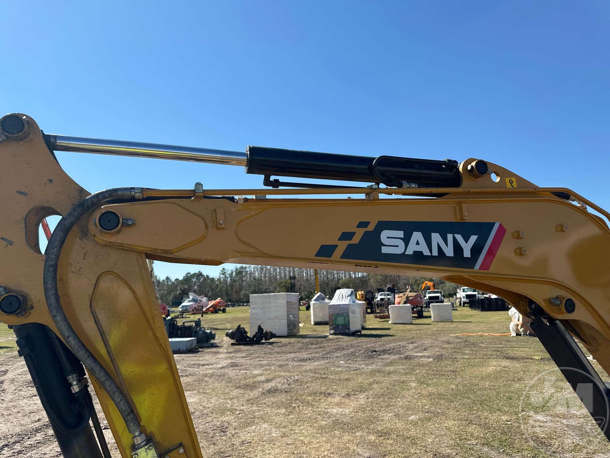 2022 SANY SY35U MINI EXCAVATOR SN: SY0039CB31038*