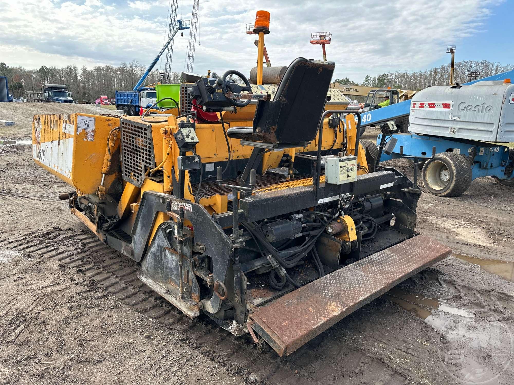 2007 LEEBOY L8515R CRAWLER ASPHALT PAVER SN: 49101