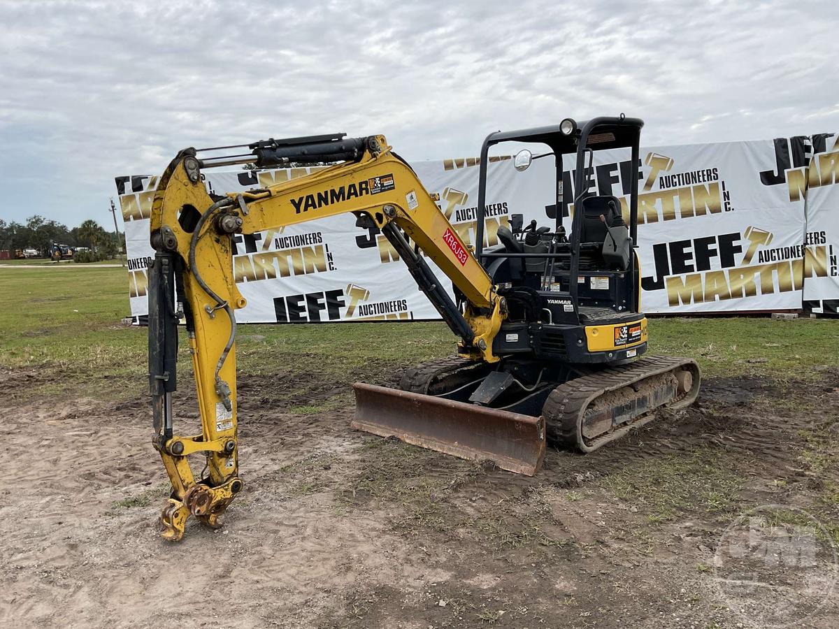 2018 YANMAR VIO35-6A MINI EXCAVATOR SN: YMRVIO35CHAJAG357