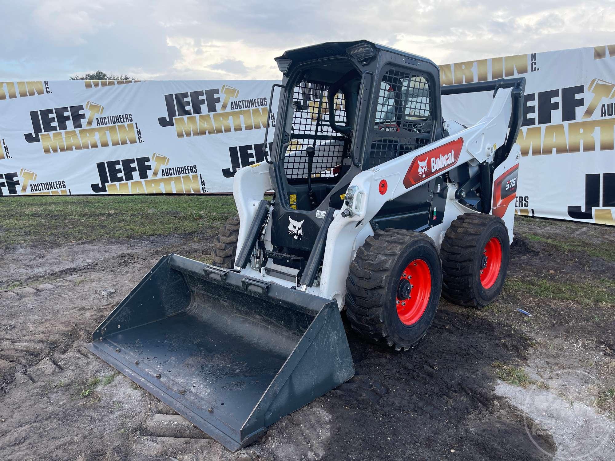 2022 BOBCAT S76 R-SERIES SKID STEER SN: B4CD16259 CANOPY