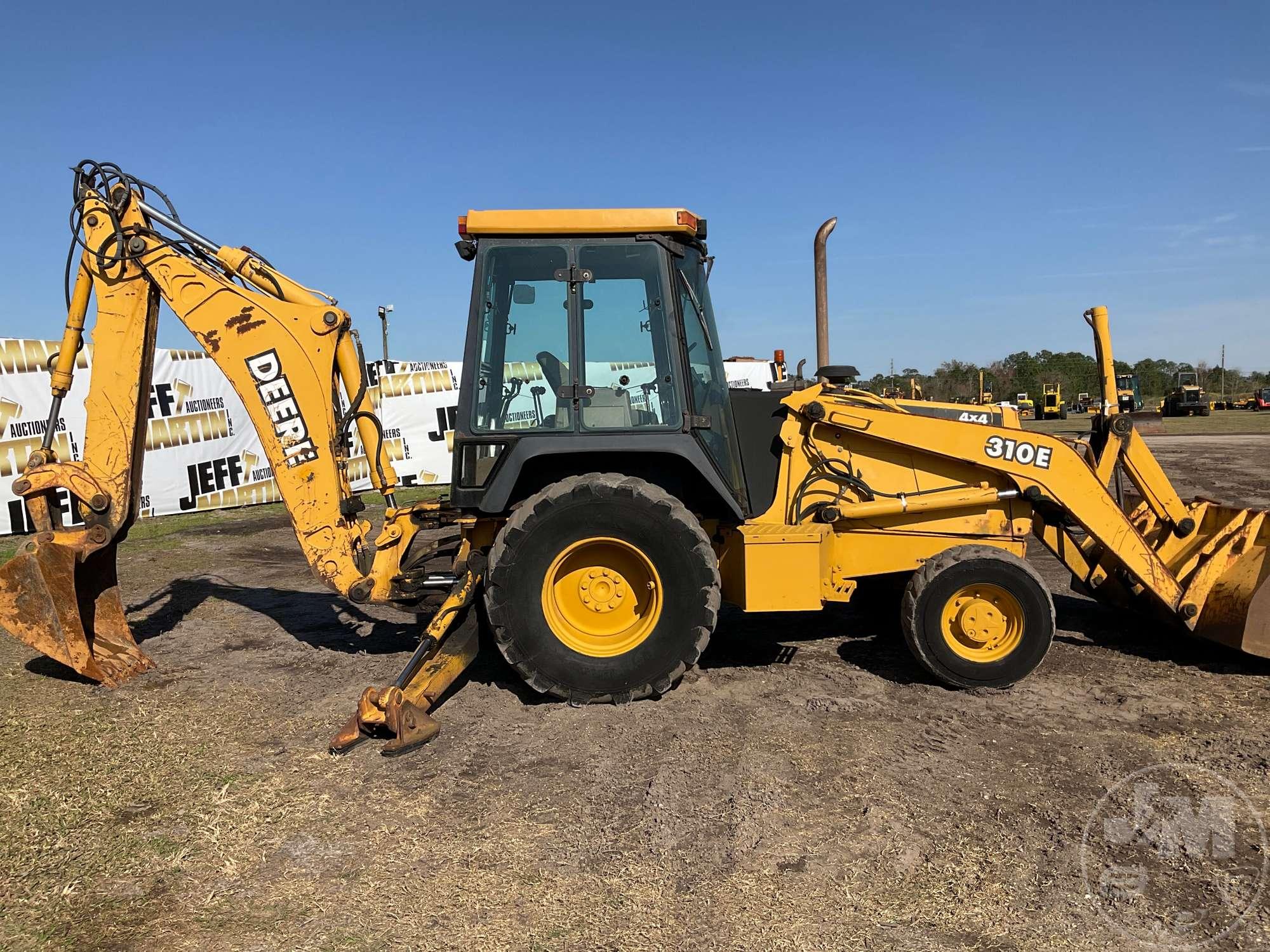 1999 DEERE 310E 4X4 LOADER BACKHOE SN: T0310EX850770