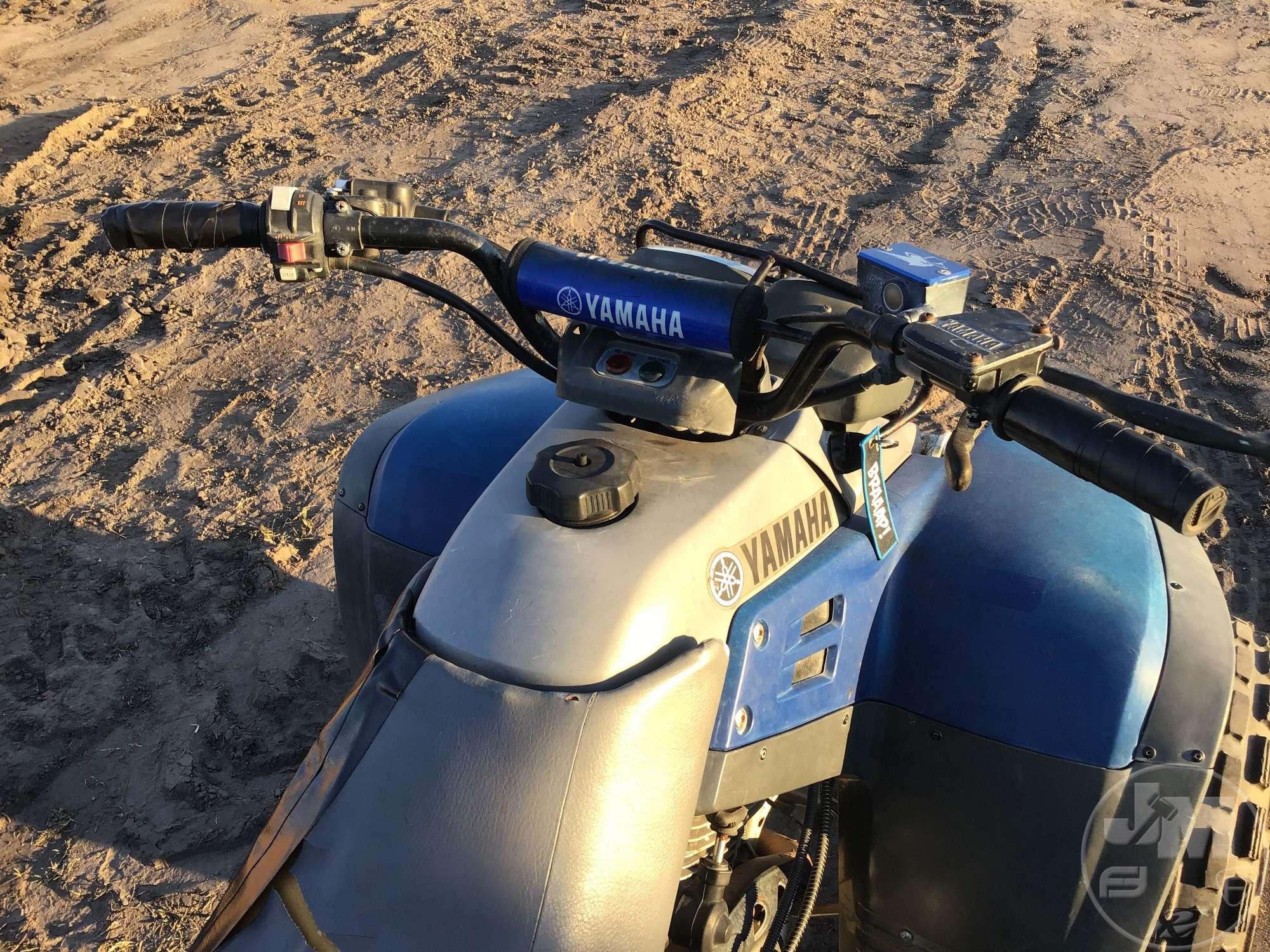 YAMAHA WARRIOR 350 ELECTRIC SN: JY486DA07M0063887