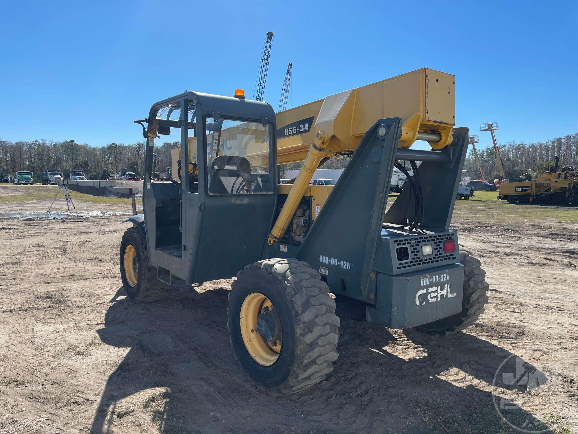 2013 GEHL RS634 TELESCOPIC FORKLIFT SN: RS634JE1122008