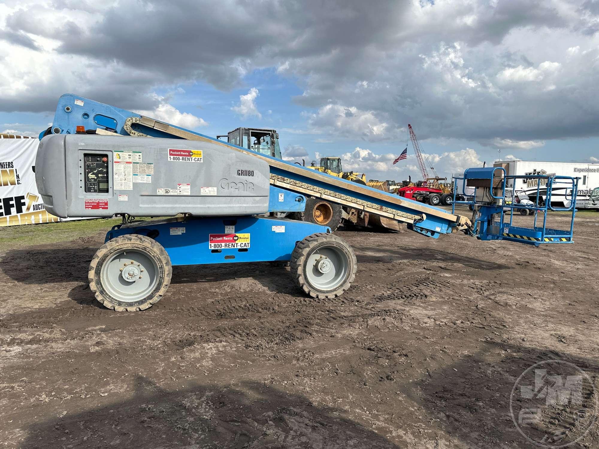 2013 GENIE S60X BOOM LIFT SN: S60X13-26595