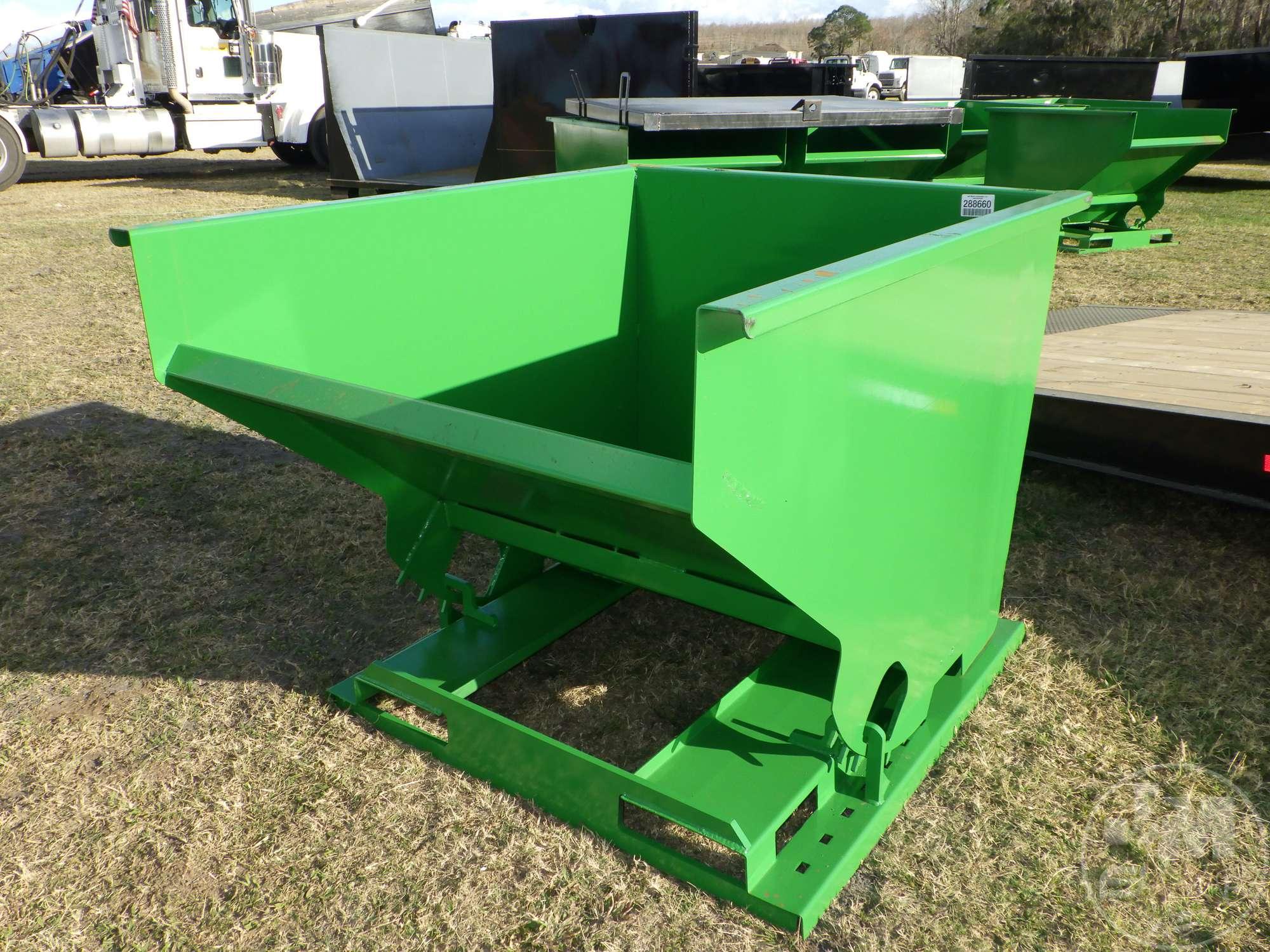 UNUSED STANDARD DUTY DUMPING HOPPER