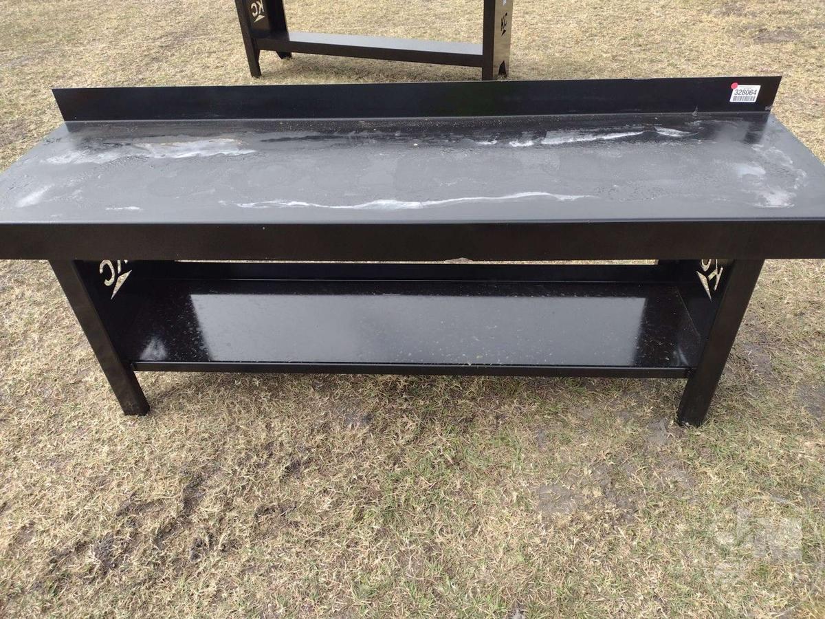 (UNUSED) KC 90”...... X 25”...... WORK BENCH, W/ BOTTOM SHELF