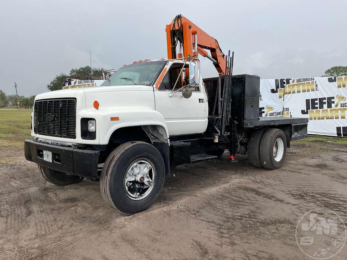 1991 CHEVROLET C7 SINGLE AXLE DEBRIS SELF LOADER VIN: 1GBM7H1J8MJ101603