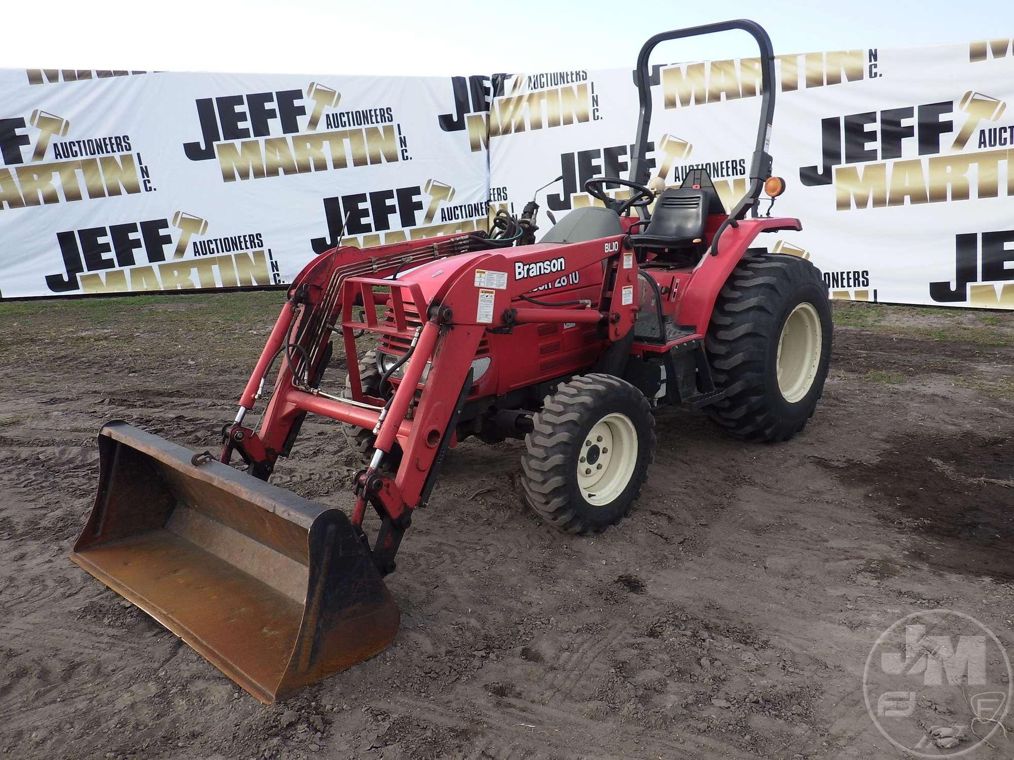 BRANSON 2810 4X4 TRACTOR W/ LOADER SN: CA500426