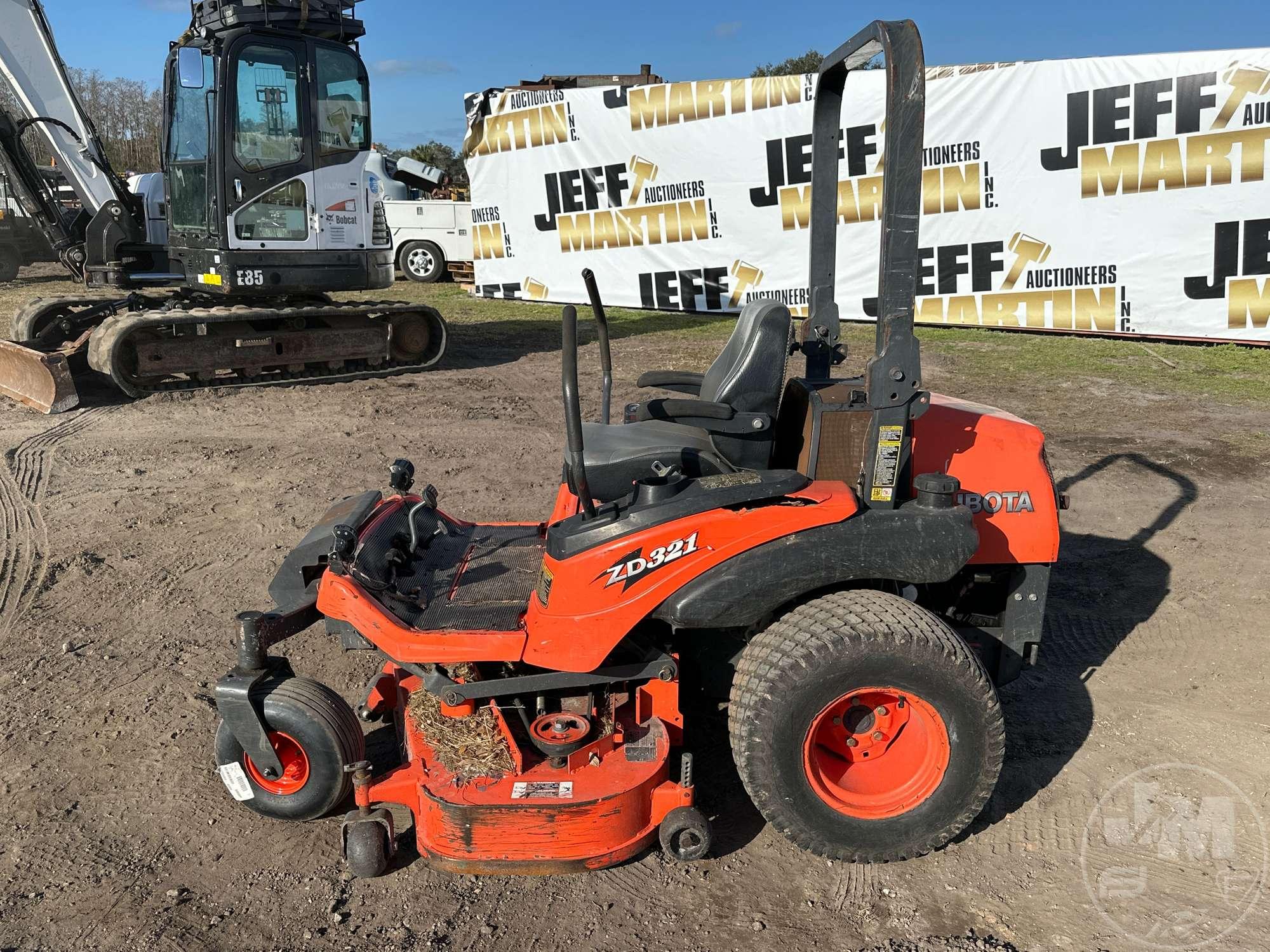 2012 KUBOTA ZD321-60 ZERO TURN SN: 10207