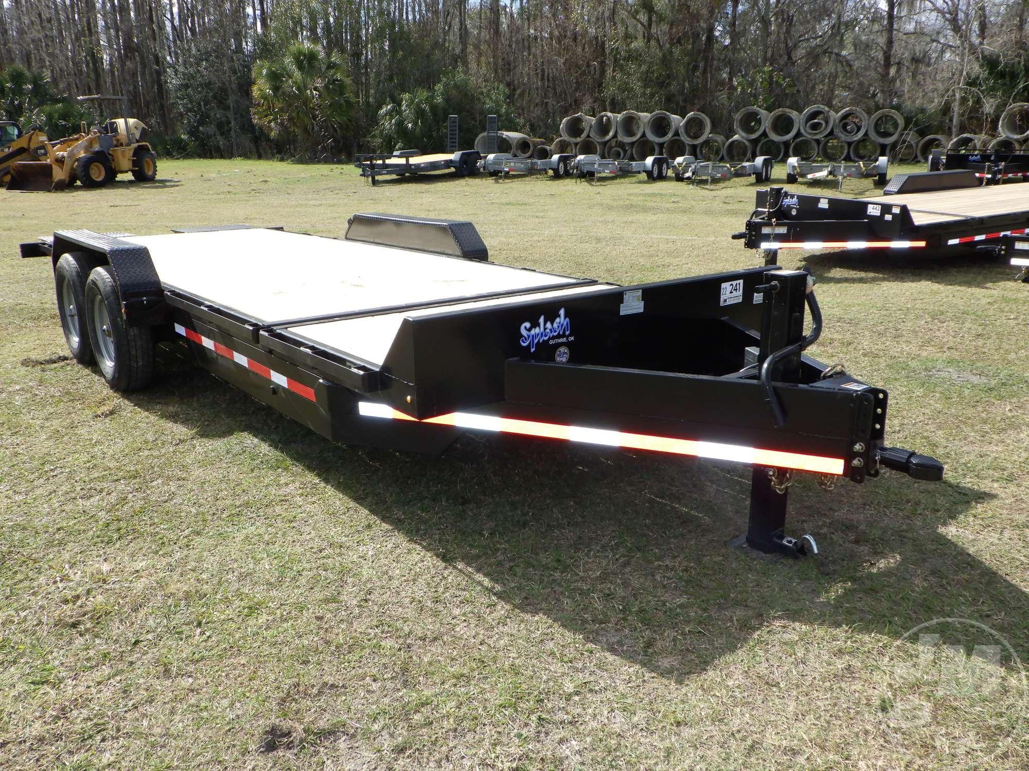 2022 SPLASH SALES TILT TRAILER VIN: 4S91T2729NG627038