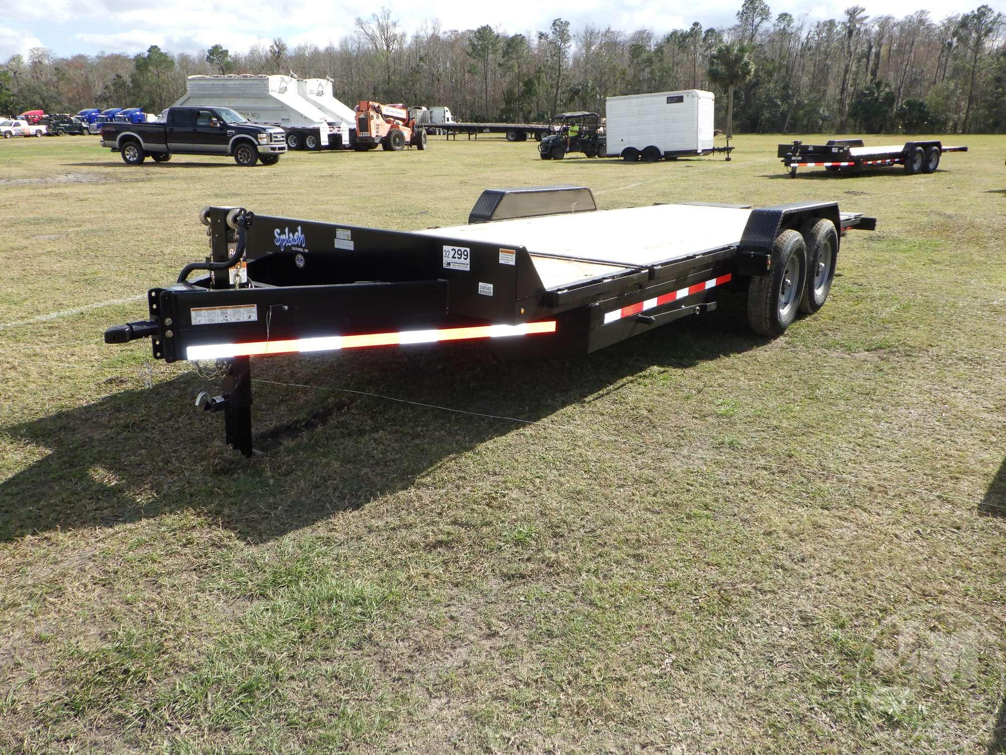 2022 SPLASH SALES TILT TRAILER 6'6"X20' VIN: 4S91T2726NG627045