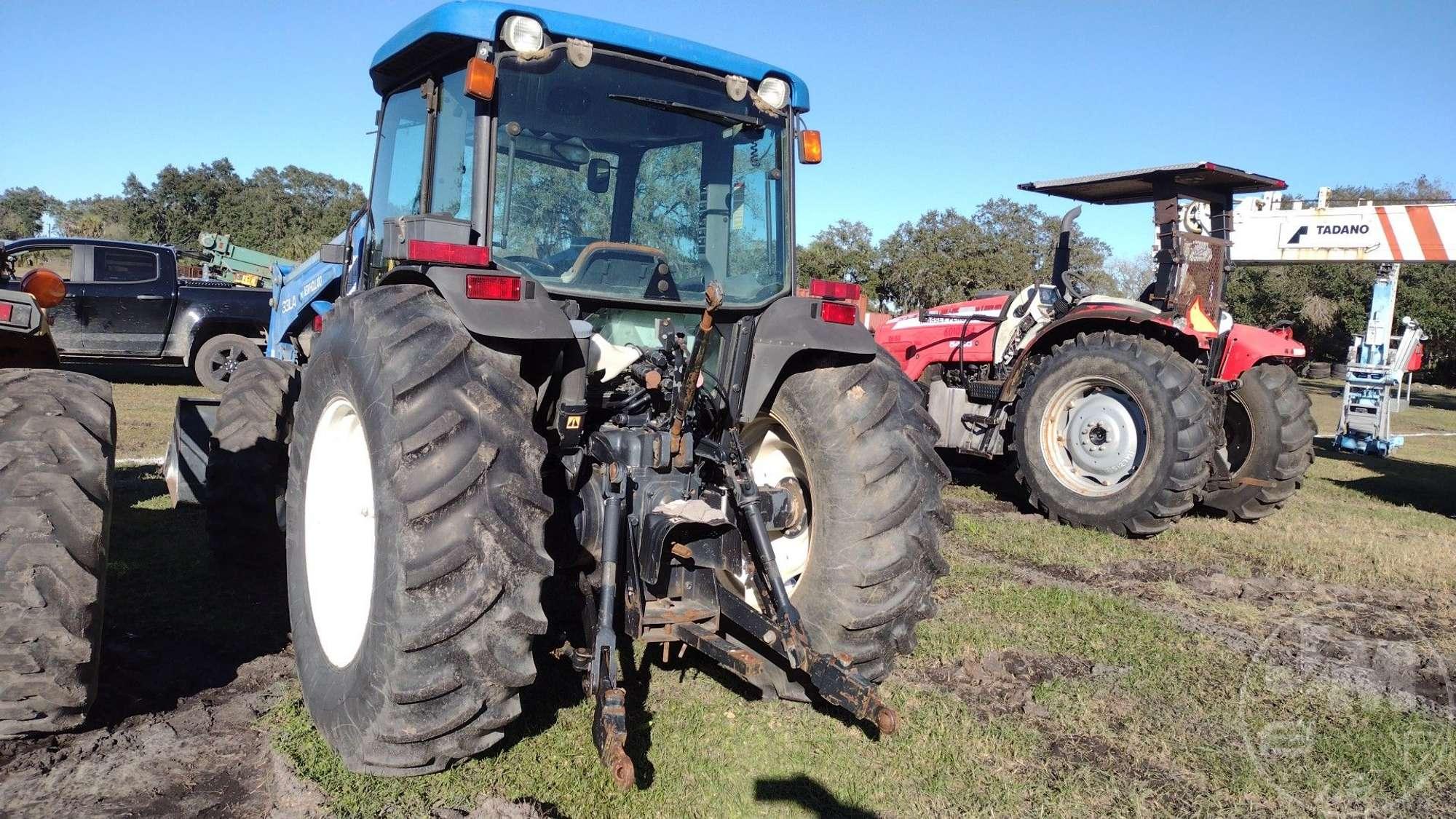 2002 NEW HOLLAND TN75S 4X4 TRACTOR W/ LOADER SN: 001277477