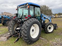 2002 NEW HOLLAND TN75S 4X4 TRACTOR W/ LOADER SN: 001277477