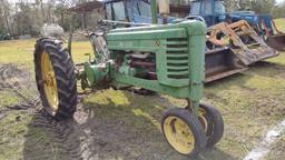 JOHN DEERE MODEL B TRACTOR SN: 82535 JOHN DEERE TRACTOR