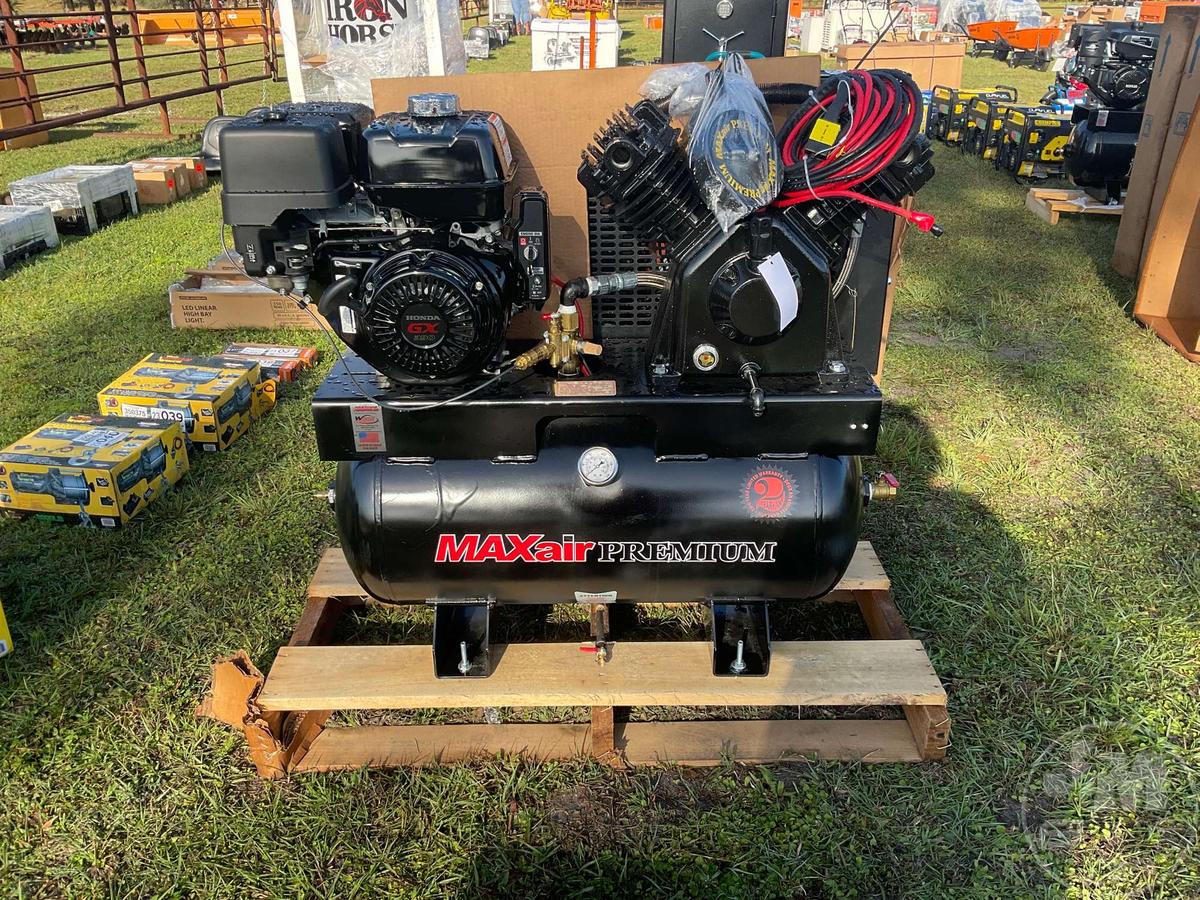 MAXAIR PREMIUM 30 GAL TRUCK MOUNT AIR COMPRESSOR. 170 PSI