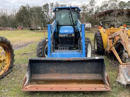 2002 NEW HOLLAND TN75S 4X4 TRACTOR W/ LOADER SN: 001277477