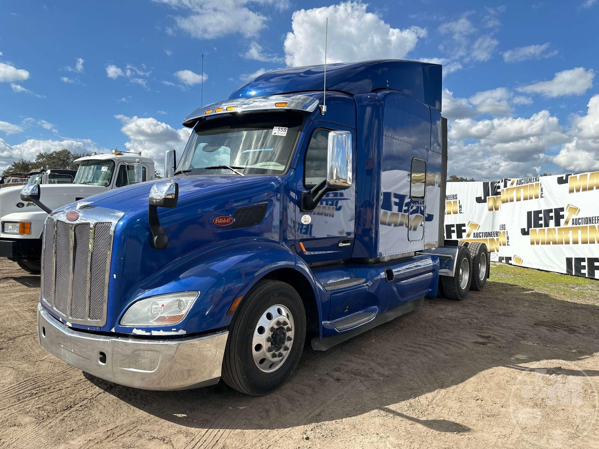 2019 PETERBILT 579 TANDEM AXLE TRUCK TRACTOR VIN: 1XPBDP9X0KD612554