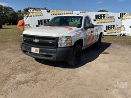 2007 CHEVROLET SILVERADO REGULAR CAB PICKUP VIN: 1GCEC14C27Z538129