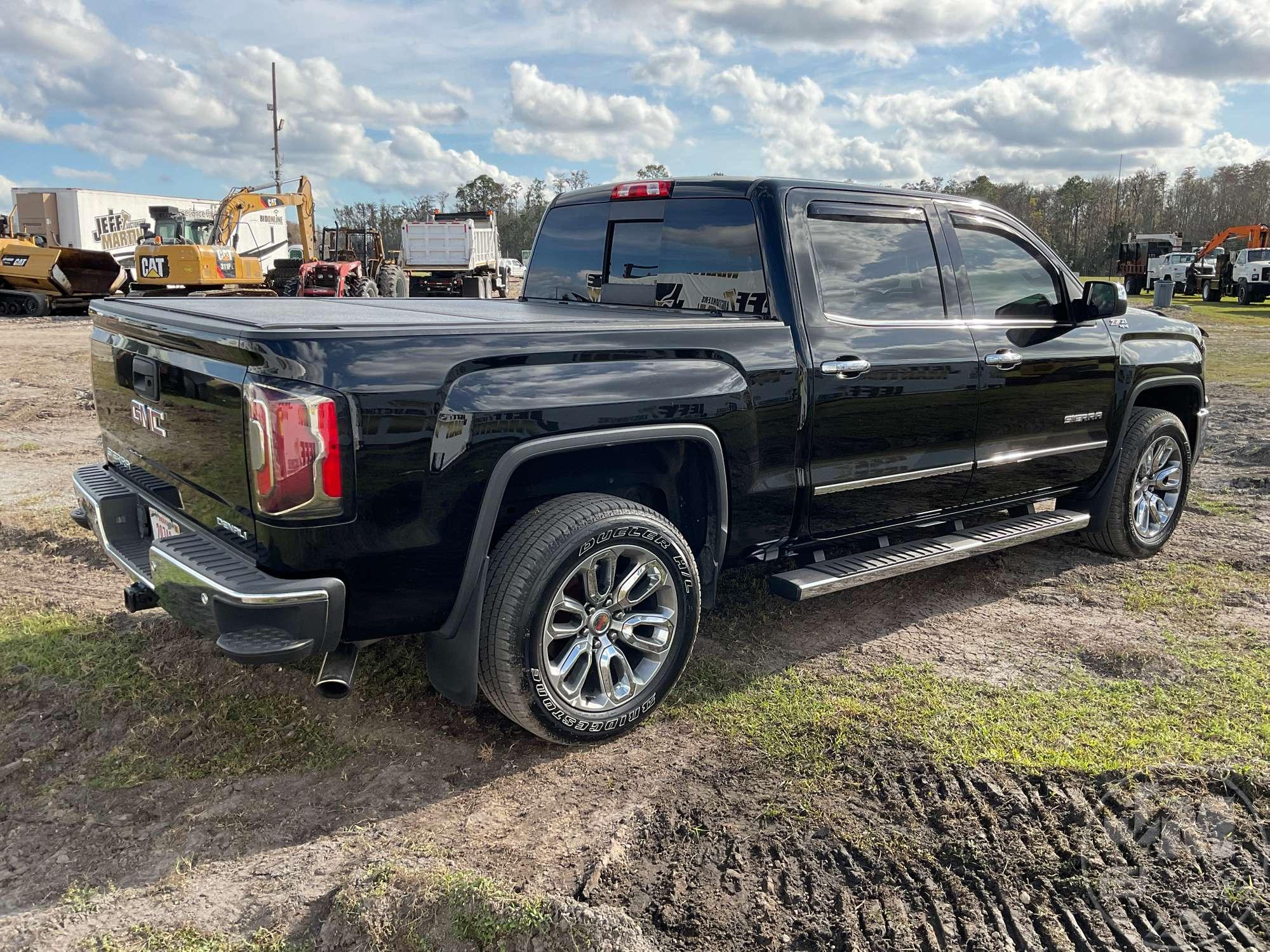 2018 GMC SIERRA CREW CAB 4X4 PICKUP VIN: 3GTU2NEC0JG269432