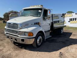 2010 STERLING TRUCK ACTERRA SINGLE AXLE REGULAR CAB FLATBED TRUCK VIN: 2FZACFDT3AAAN3337