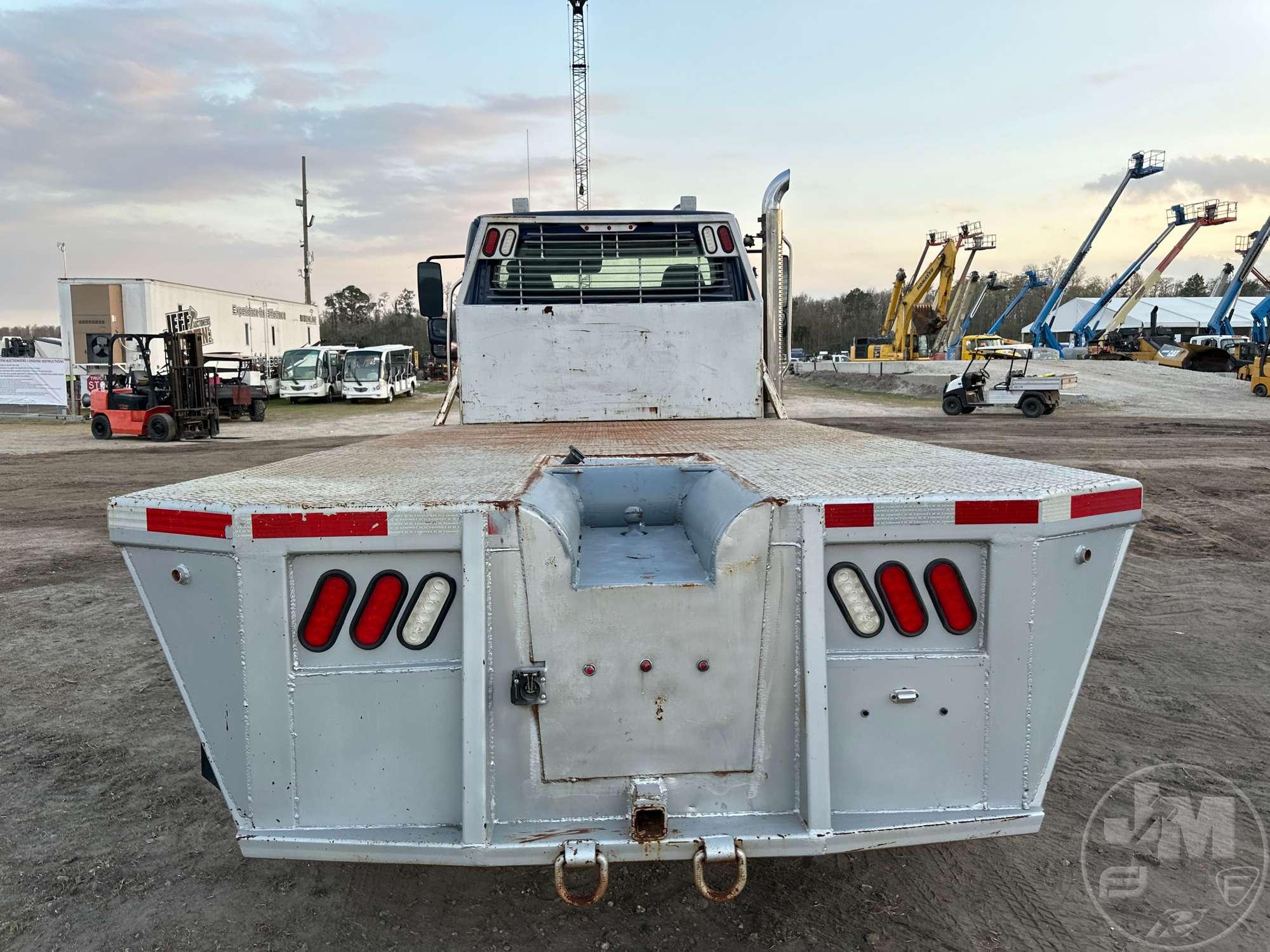 2007 FREIGHTLINER M2 SINGLE AXLE REGULAR CAB FLATBED TRUCK VIN: 1FVACXCS27HY16225