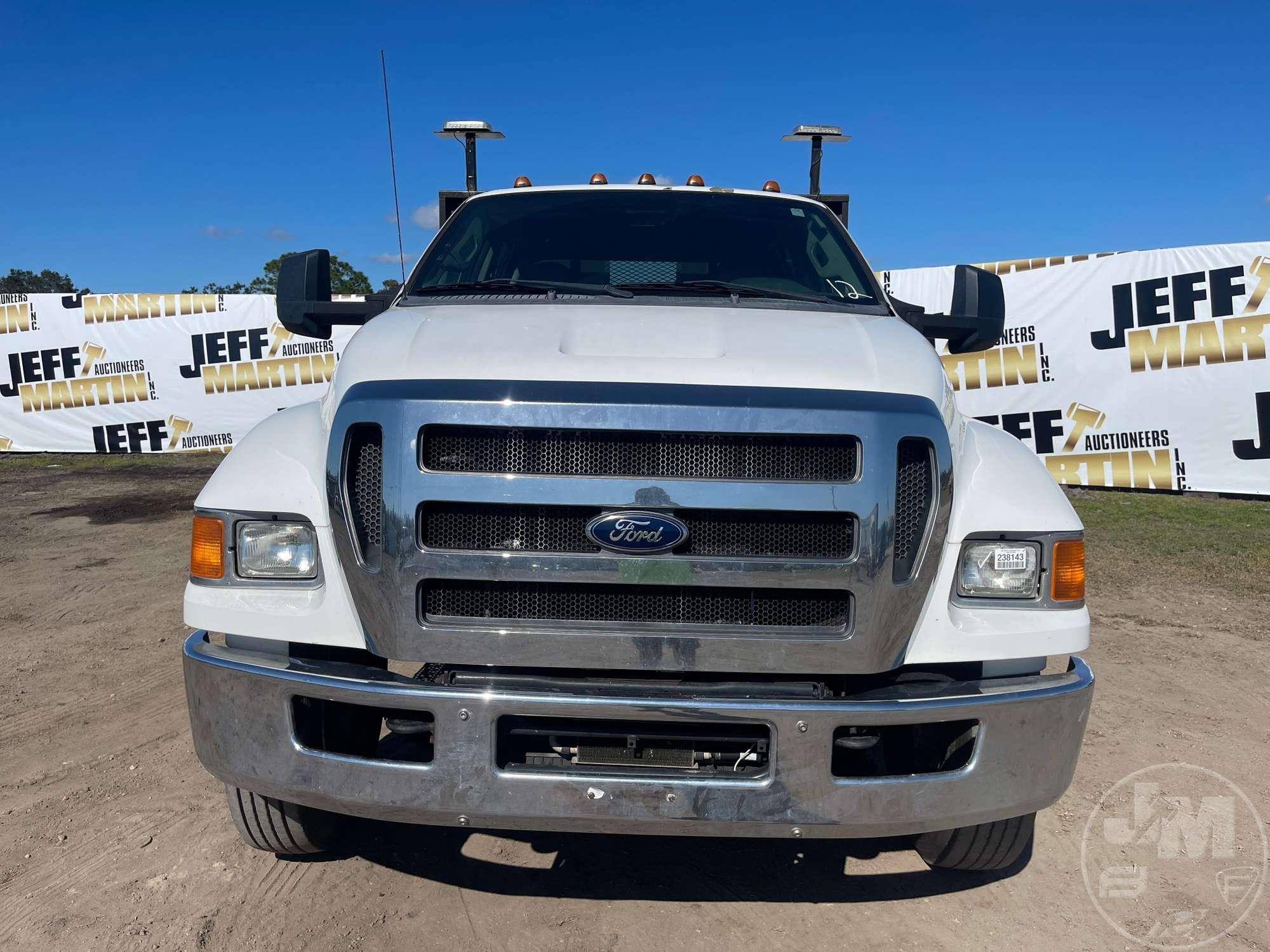 2012 FORD F-650 CREW CAB VIN: 3FRNW6HD7CV310918 S/A STAKE TRUCK