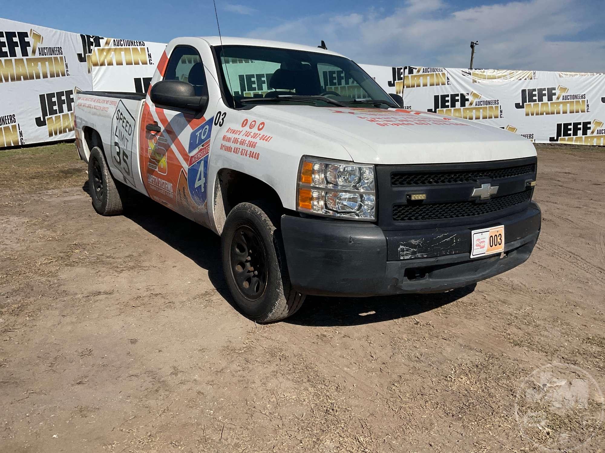 2007 CHEVROLET SILVERADO REGULAR CAB PICKUP VIN: 1GCEC14C27Z538129