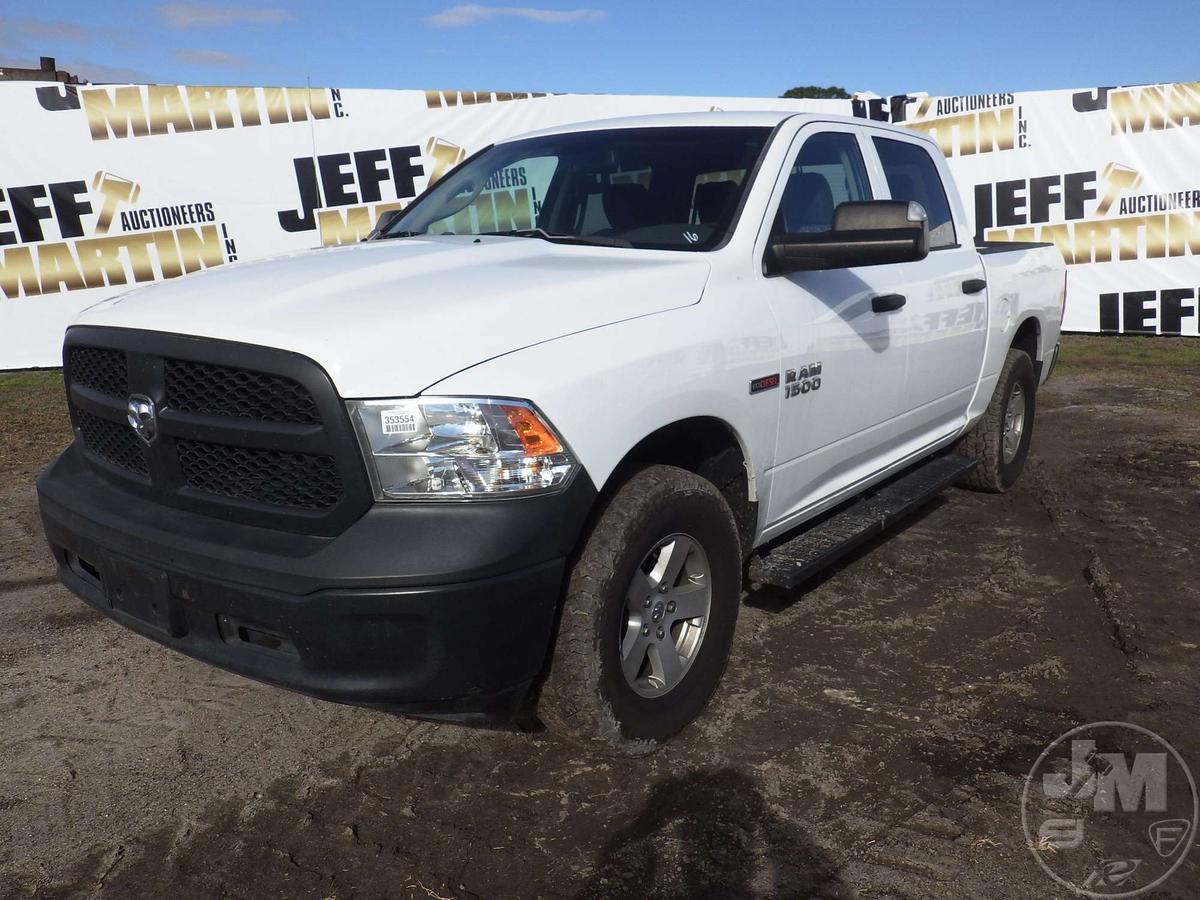 2016 RAM 1500 CREW CAB 4X4 PICKUP VIN: 1C6RR7KM8GS398344