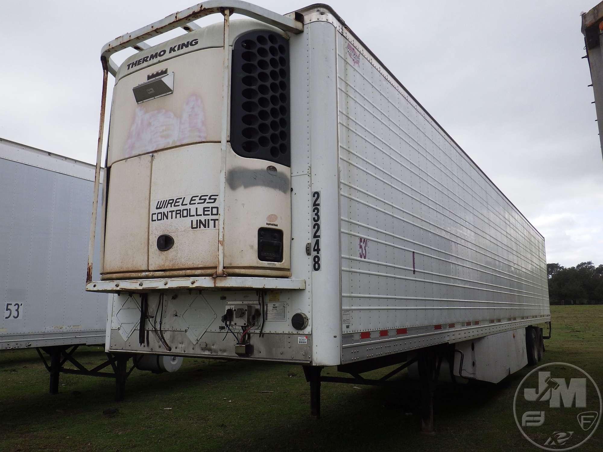 2017 WABASH 53'X102" REFRIGERATED VAN TRAILER VIN: 1JJV532B2HL942348