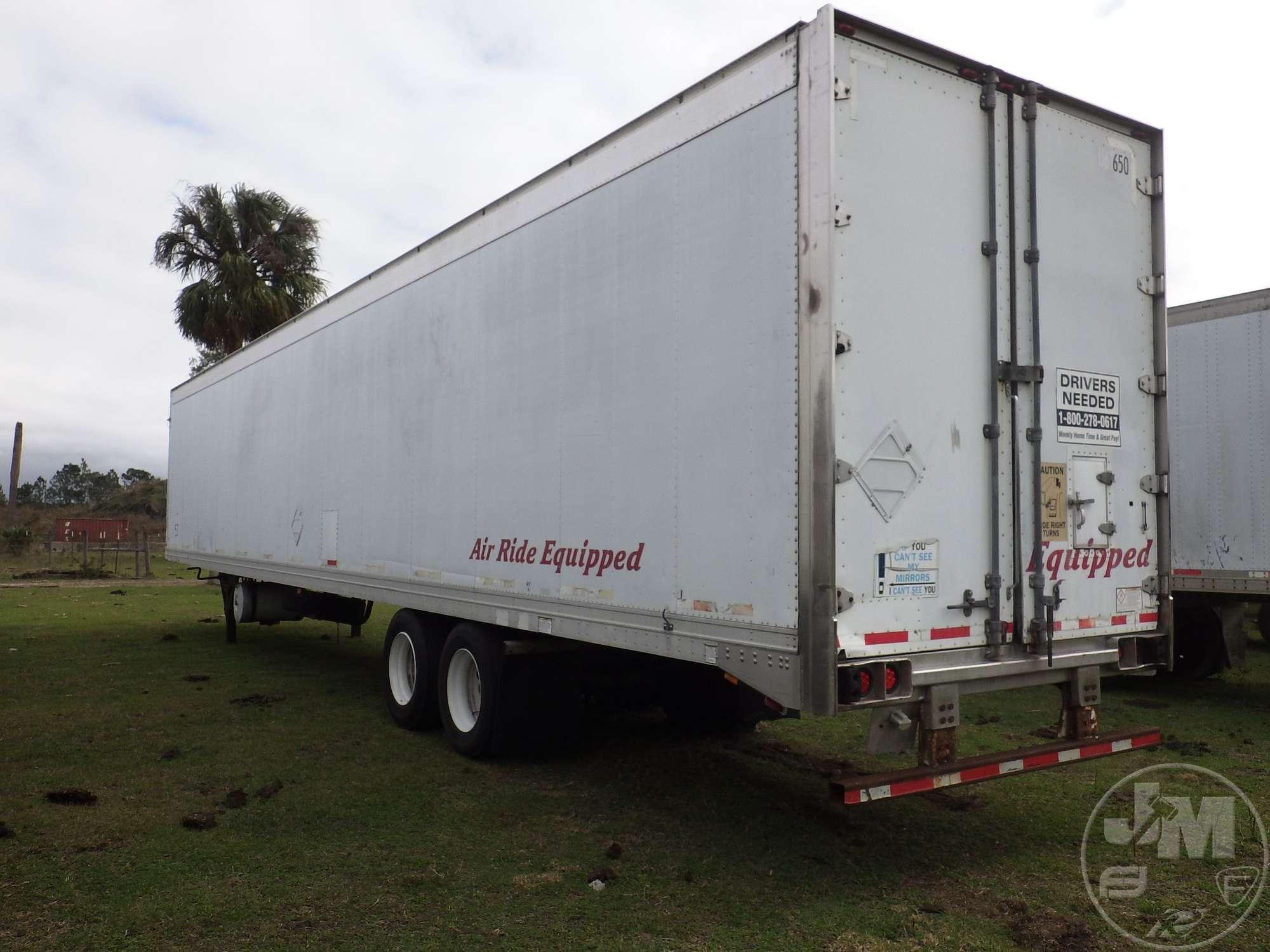 2004 GREAT DANE TRAILERS 7011TZ-2A 53'X102" REFRIGERATED VAN TRAILER VIN: 1GRAA06274S701919