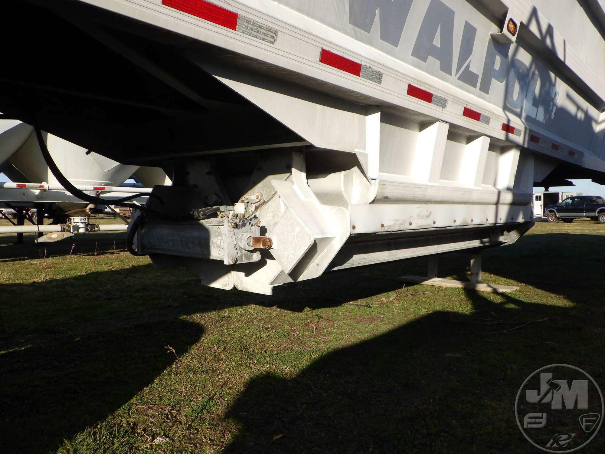 2005 TRAVIS BODY & TRAILER, INC. 40' ALUMINUM  BELLY DUMP TRAILER VIN: 48XEP392551003470