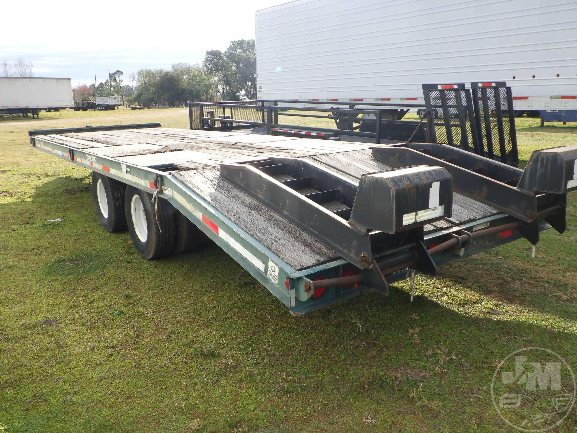 2007 TRAIL KING TK24LP TAG A LONG EQUIPMENT TRAILER VIN: 1TKC026277B099022