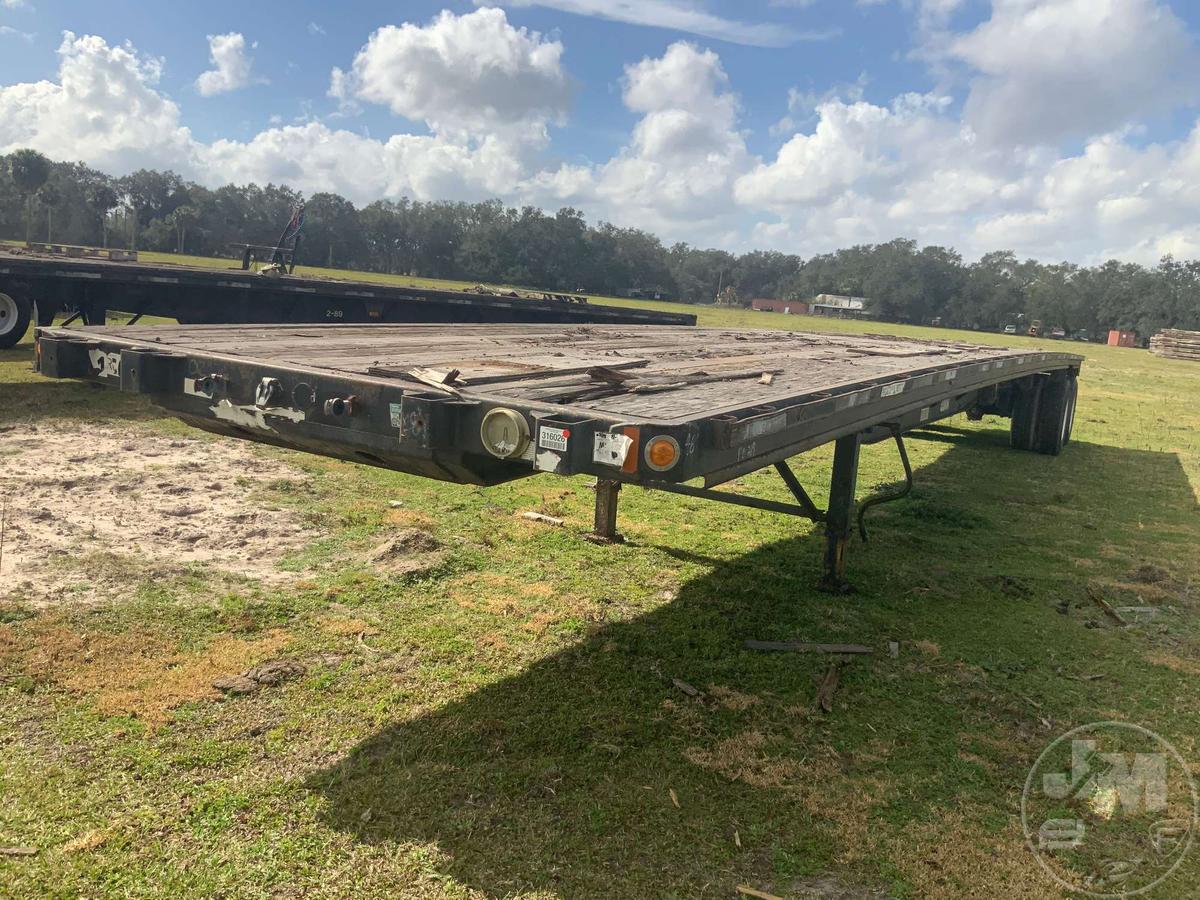 2008 FONTAINE TRAILER CO. 48'X102" STEEL FLATBED VIN: 13N1482CX81546580