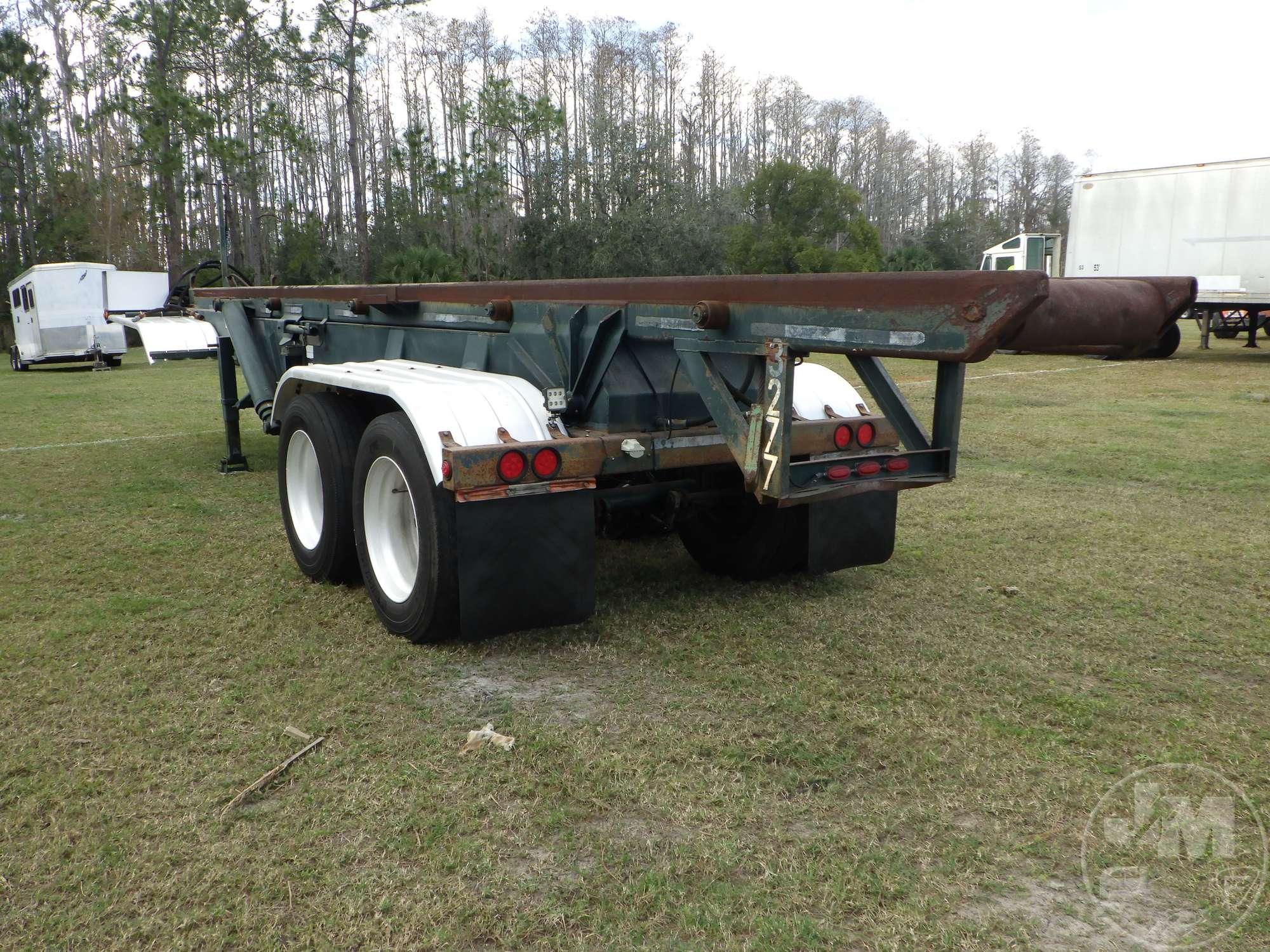 1992 CNVRT VIN: 7440 T/A TANDEM AXLE ROLLOFF TRAILER