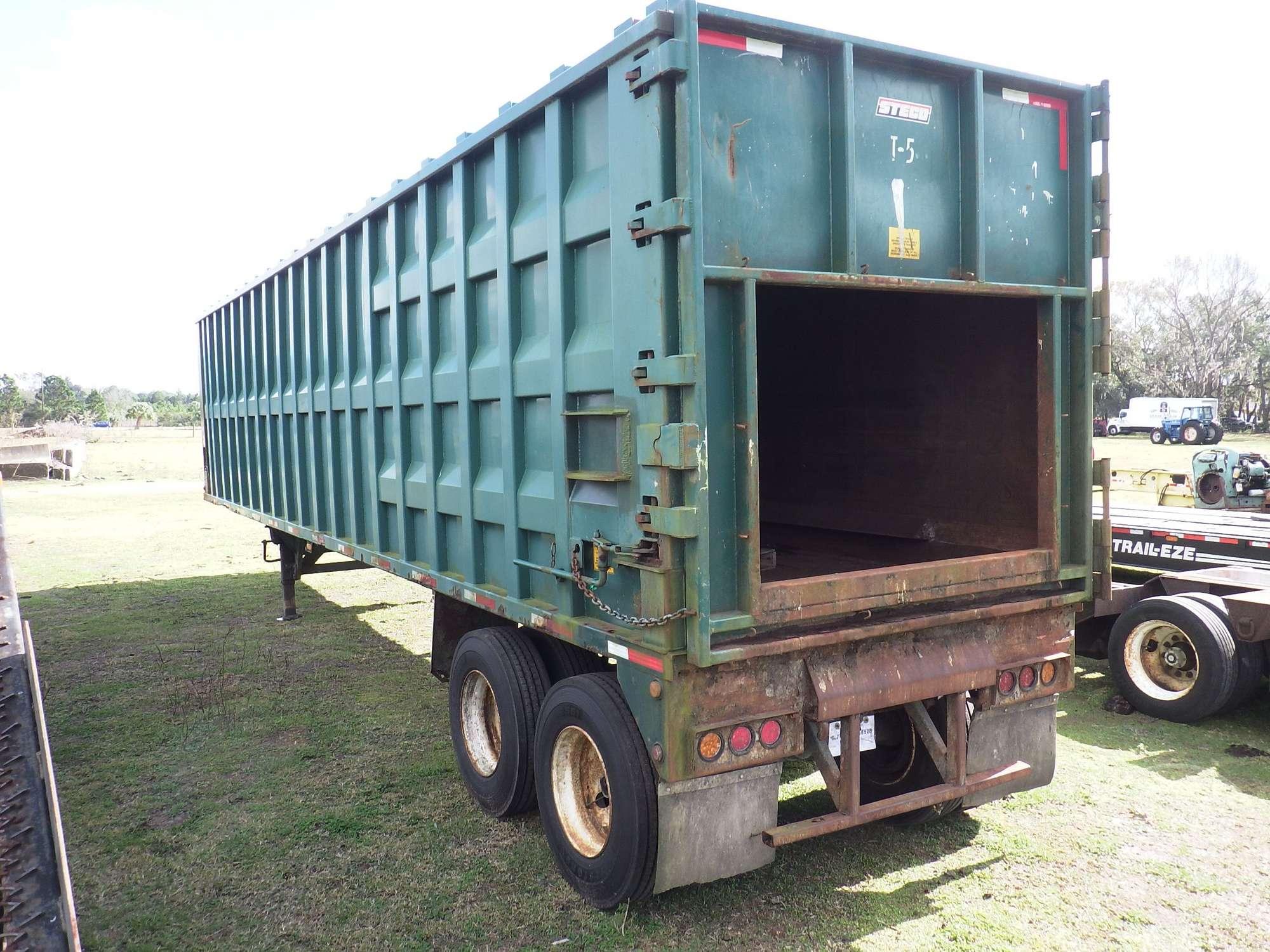 2004 STECO, INC SEO4196 VIN: 5EWES412941253878 T/A EJECTOR TRAILER