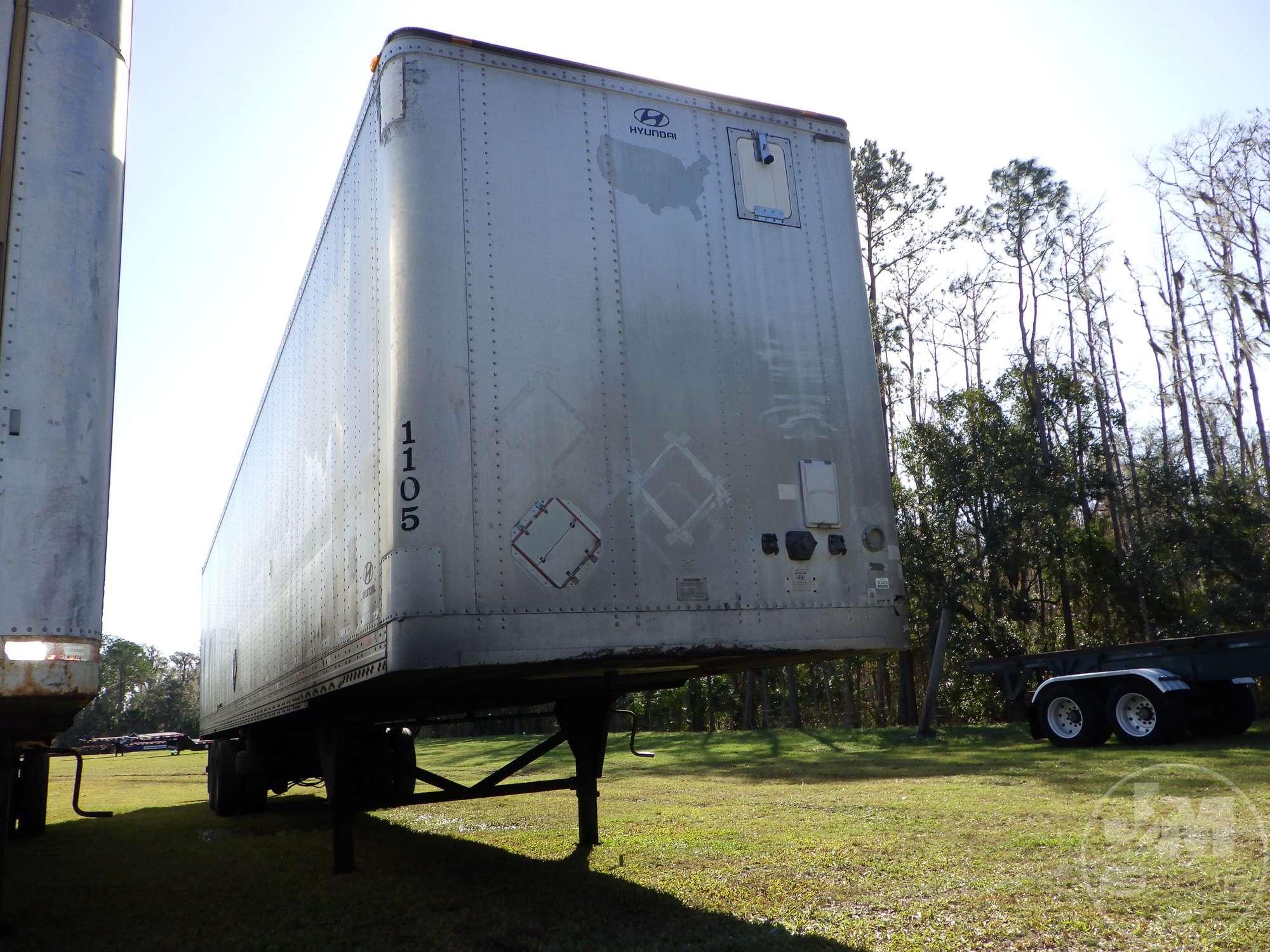 2004 HYUNDAI TRANSLEAD TRAILERS V12530152-AJS 53'X102" VAN TRAILER VIN: 3H3V532C64T098298