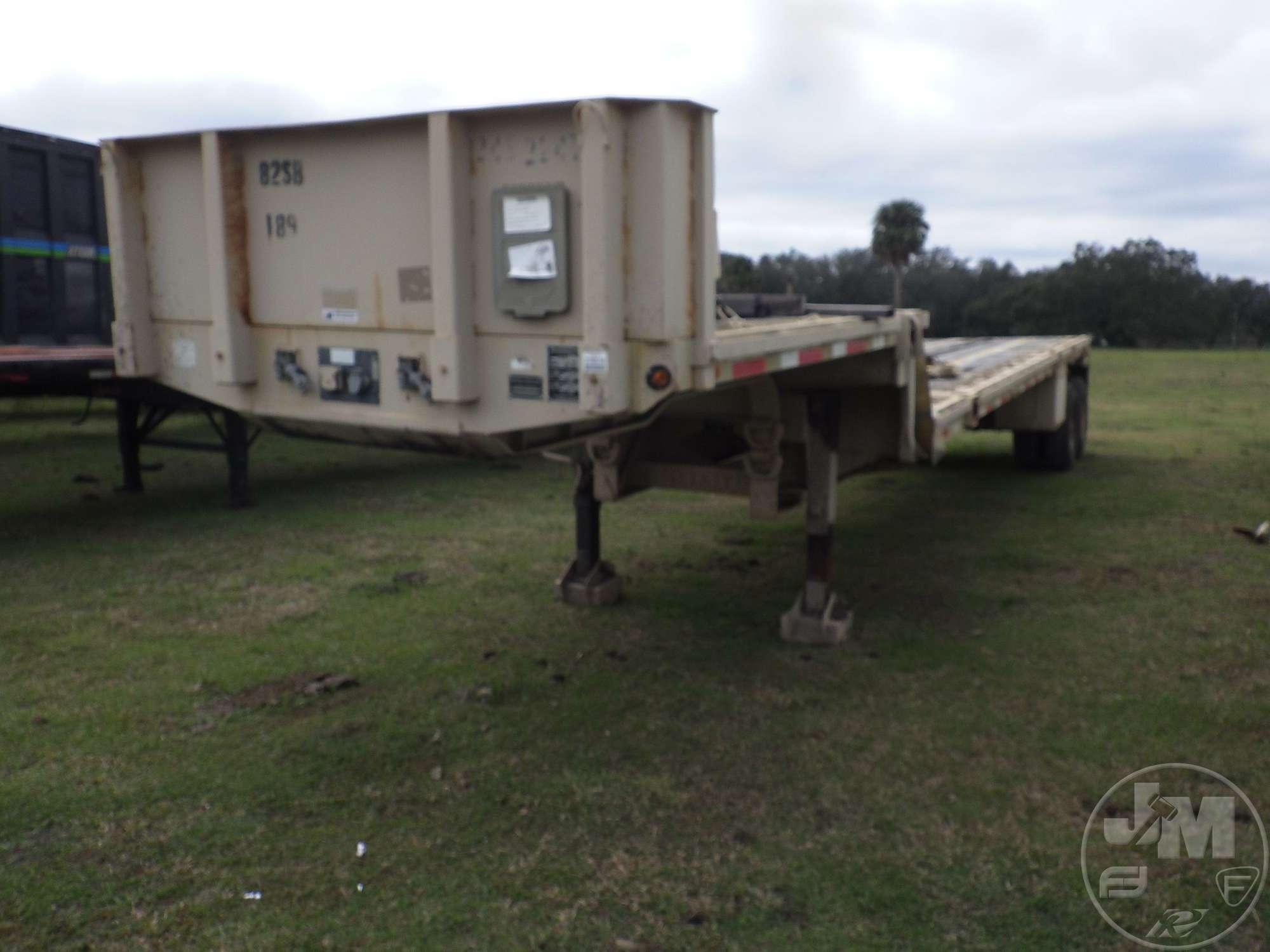 2009 FONTAINE TRAILER CO. M871A3 NX1A7Y 32'X96" STEEL STEPDECK TRAILER VIN: 5SV2412A5A5901833