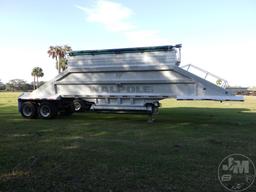 2005 TRAVIS BODY & TRAILER, INC. 40' ALUMINUM  BELLY DUMP TRAILER VIN: 48XEP392251003474